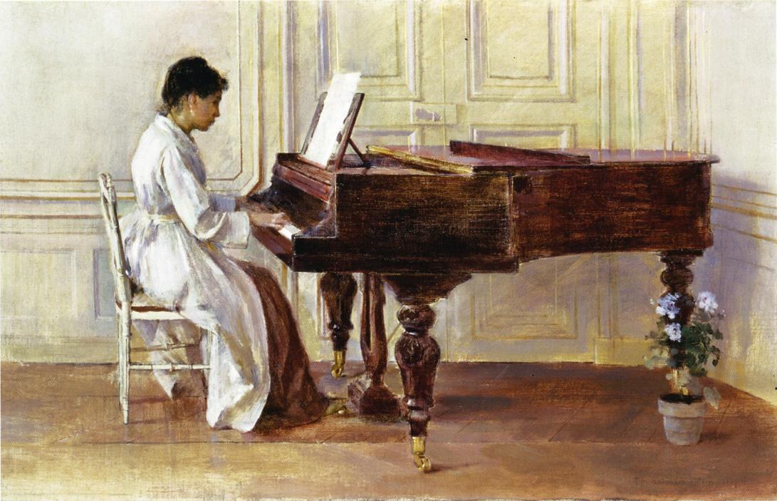 Theodore Robinson At the Piano